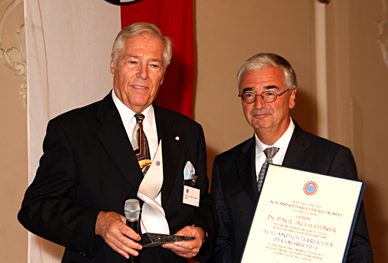 AWB-Prsident Dkfm. Ing. Gustav Chlestil (l.) und Dr. Paul Achleitner